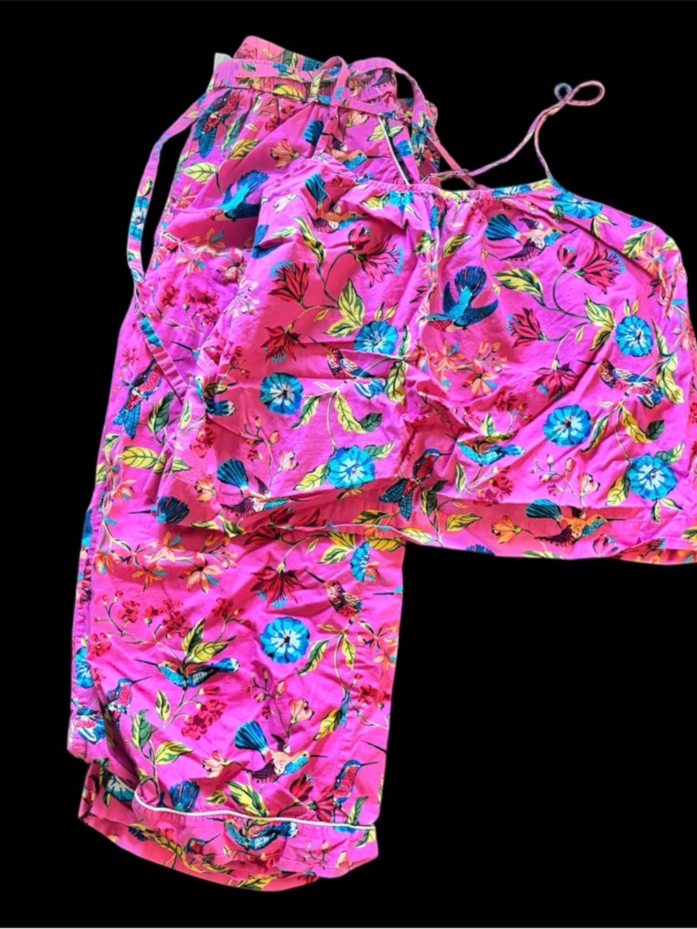 Printfresh Hummingbird Cotton Pajama Set